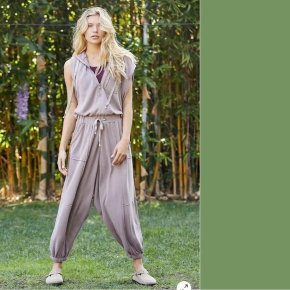 FP Movement by Free People Pants - Free People FP Movement Franklin Hills Hoodie Jumpsuit 
Medium
